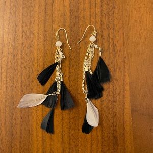 Feather earrings